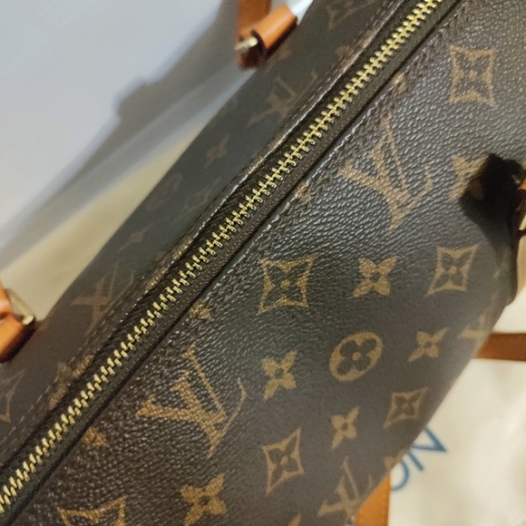 Louis Vuitton Papillon Handbag Monogram Canvas 30 Brown - Picture 7 of 17